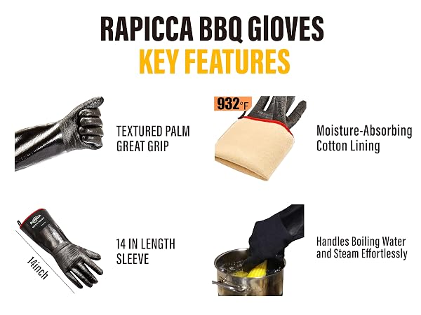 RAPICCA Grill Pit Gloves