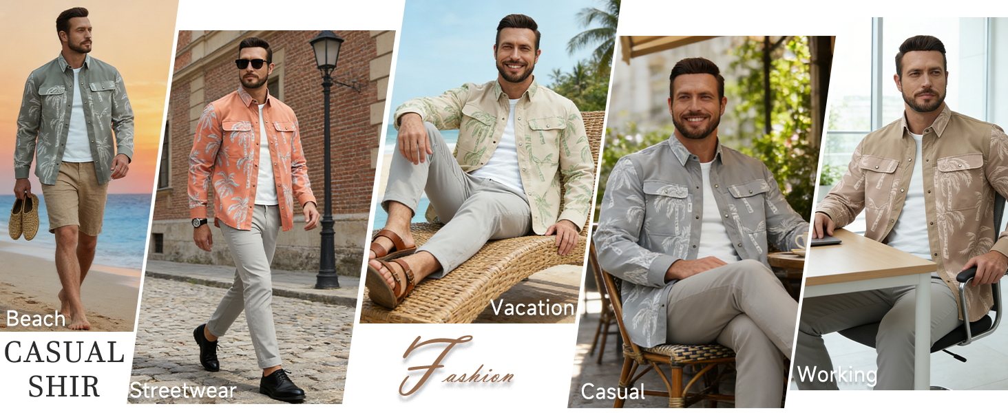 Mens Long Sleeve Button Down Shirts