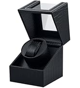 Mcbazel Single Watch Winder, Ultra Quiet Japanese Motor Automatic Watch Winder Box with Multiple ...