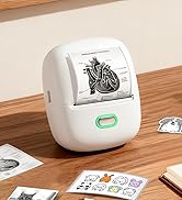 ORGSTA Sticker Printer Mini Printer S002 PrintPods Bluetooth Portable Sticker Maker with 1 Roll P...