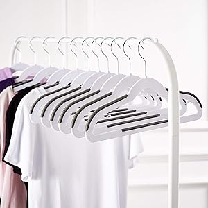 Basics Small Plastic Hanger, 30-Pack