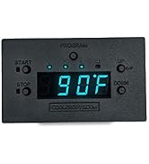 Coolerguys Programmable Fan Thermostat Controller with Staggered Interval Settings