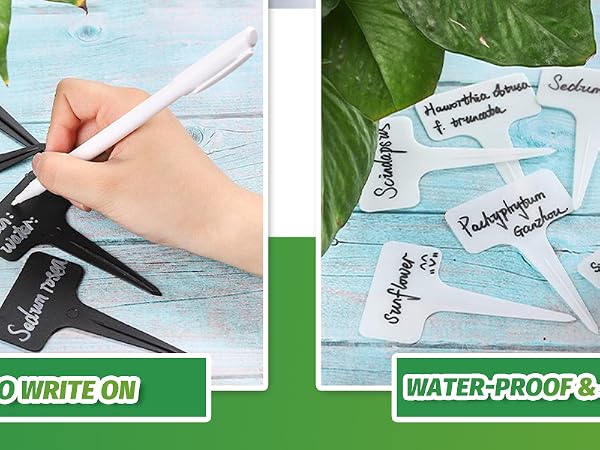 100 Pcs Plastic Plant Labels