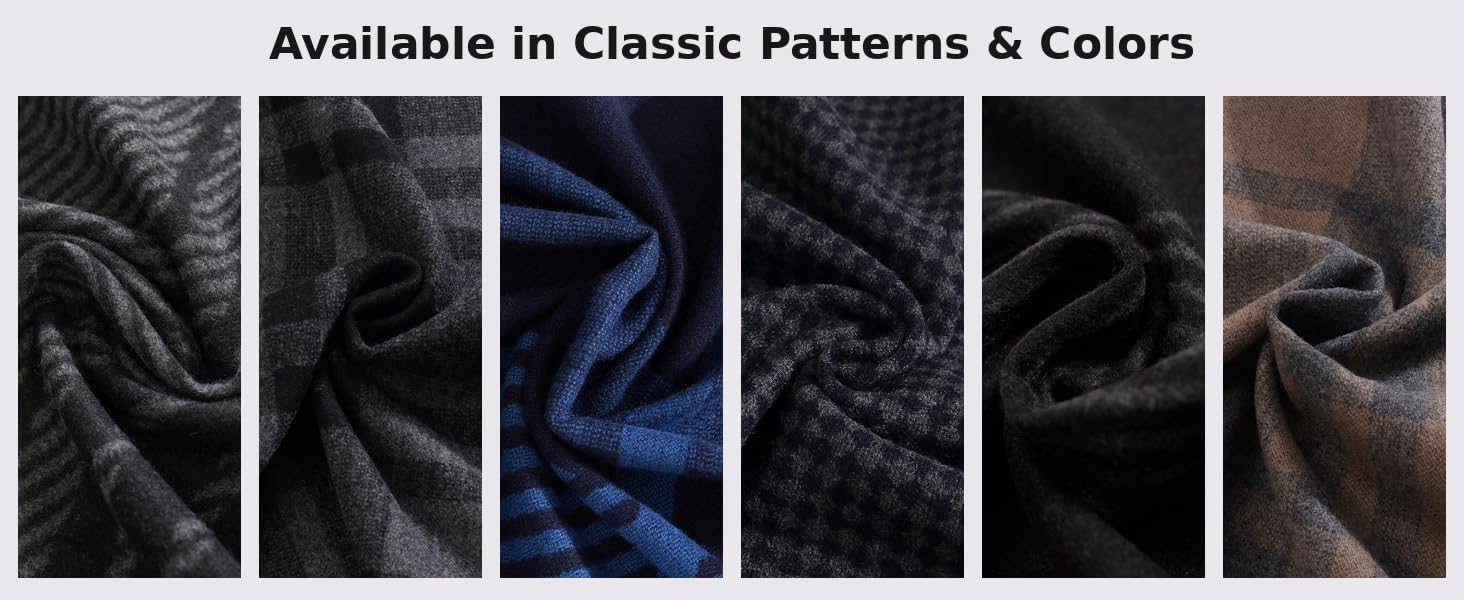 fullron men winter warm soft long scarf