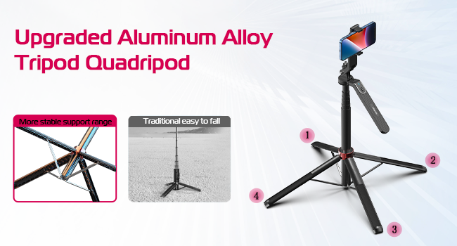 travel tripod tripod for iphone with ring light iphone stand tripod phone gimbal