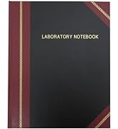 BookFactory Lab Notebook/Laboratory Notebook - Professional Grade - 96 Pages, 8" x 10" (Ruled For...