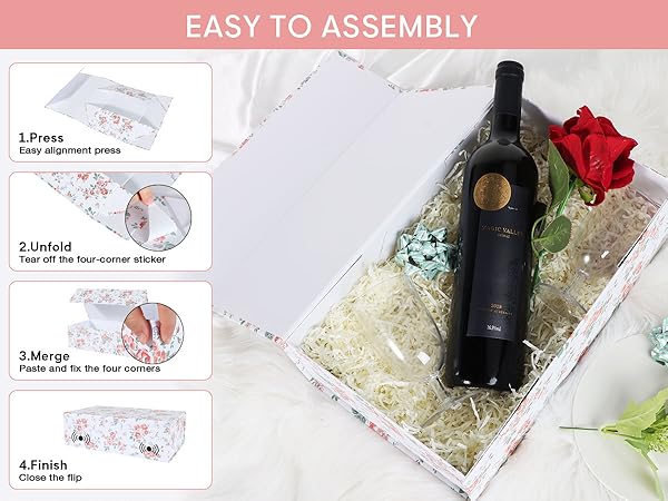 Gift Box with Magnetic Lids