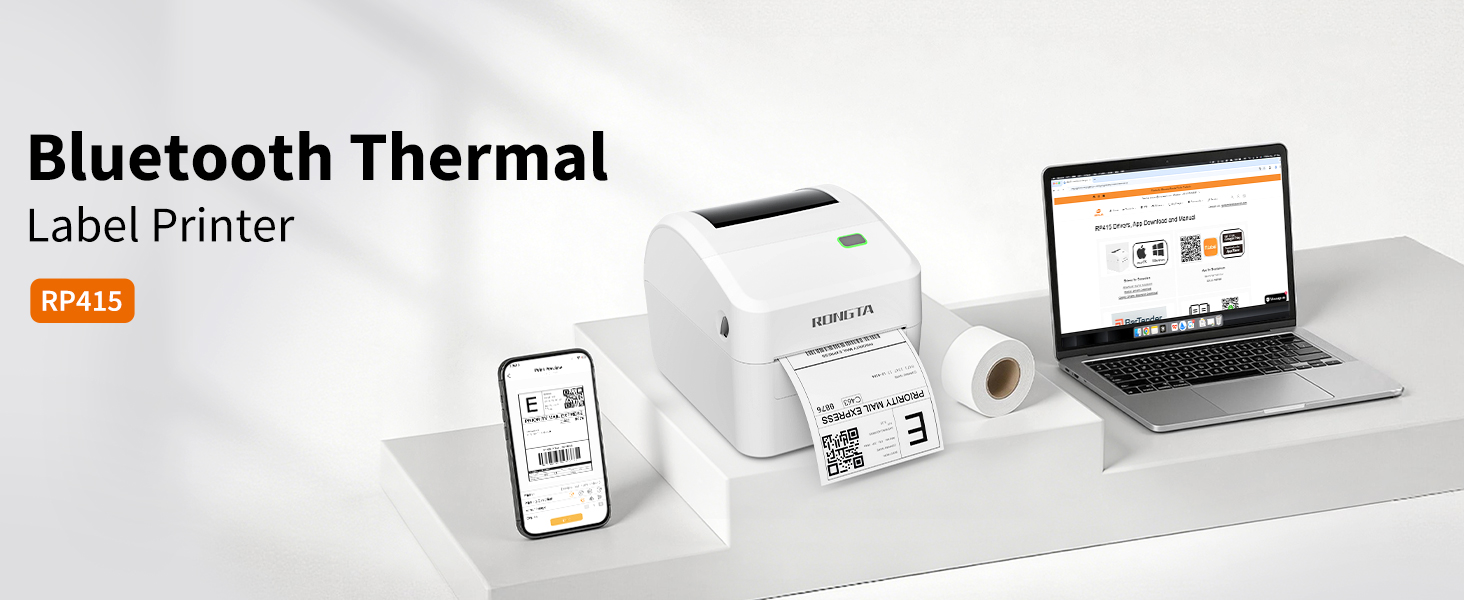 RP415 Bluetootht Thermal Label Printer