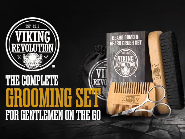 The complete grooming set for gentlemen on the go