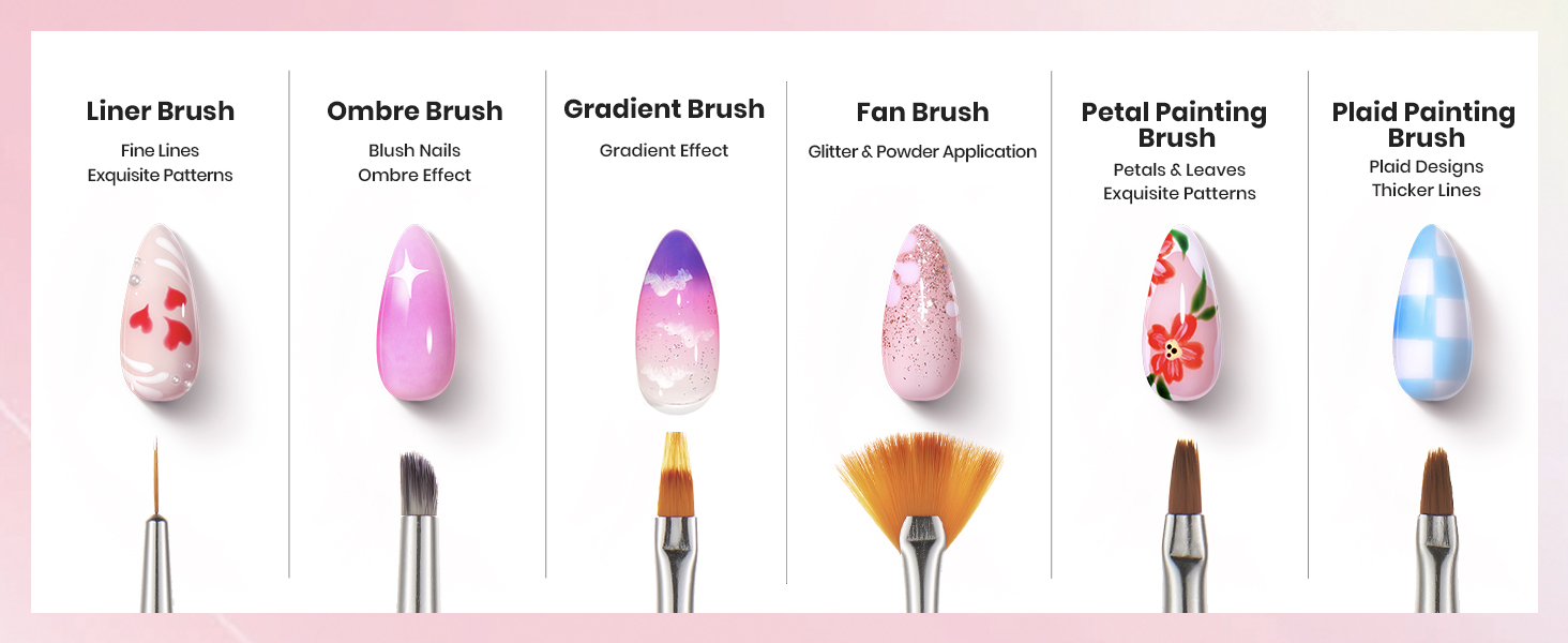 Beetles Nail Art Brushes
