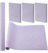 CRASPIRE Purple Linen Book Cloth Fabric Surface Paper Backed 35 x 17 Inch for Books Binding Bookc...