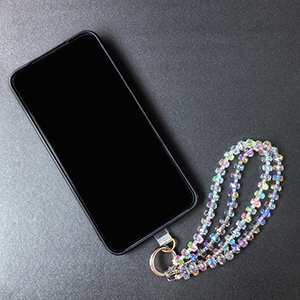 double beaded phone strap