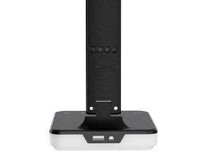 Convenient buttons on the back, input and output power on the bottom