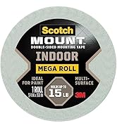 Scotch-Mount Indoor Double-Sided Mounting Tape Mega Roll 110H-Long-DC, 3/4 in x 350 in