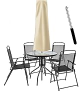 OKPOW Umbrella Covers for Outdoor Umbrellas - Small Patio Umbrella Cover for 6 ft to 9 ft Outdoor...