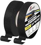 RED WOLF Wire Harness Tape Electric High Temp Wiring Cable Loom Adhesive Fabric Tape for Automobi...