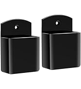 DRQ 2pc Adhesive Remote Control Holder, Wall Mount TV Controller Holder, TV Remote Organizer, Wal...