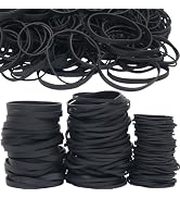 AIWOQI Rubber Bands assorted size black, rubber bands for School Home office supplies size#16 siz...