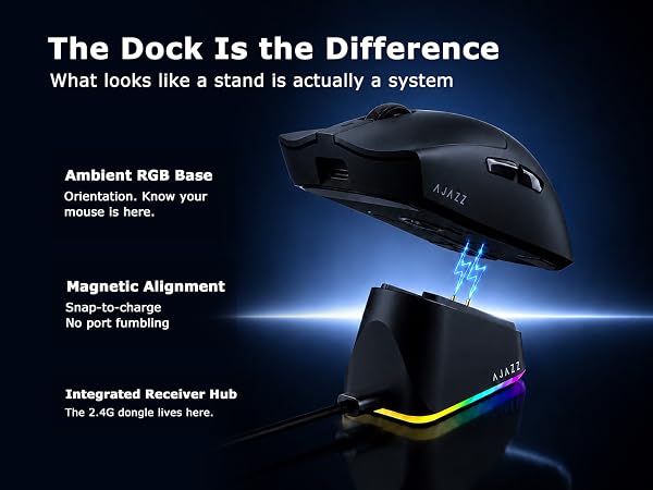 mouse with charging dock