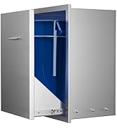 Outdoor Kitchen Trash Drawer, 19.7"W x 15.7"D x 29"H Outdoor Kitchen Drawers Stainless Steel for ...
