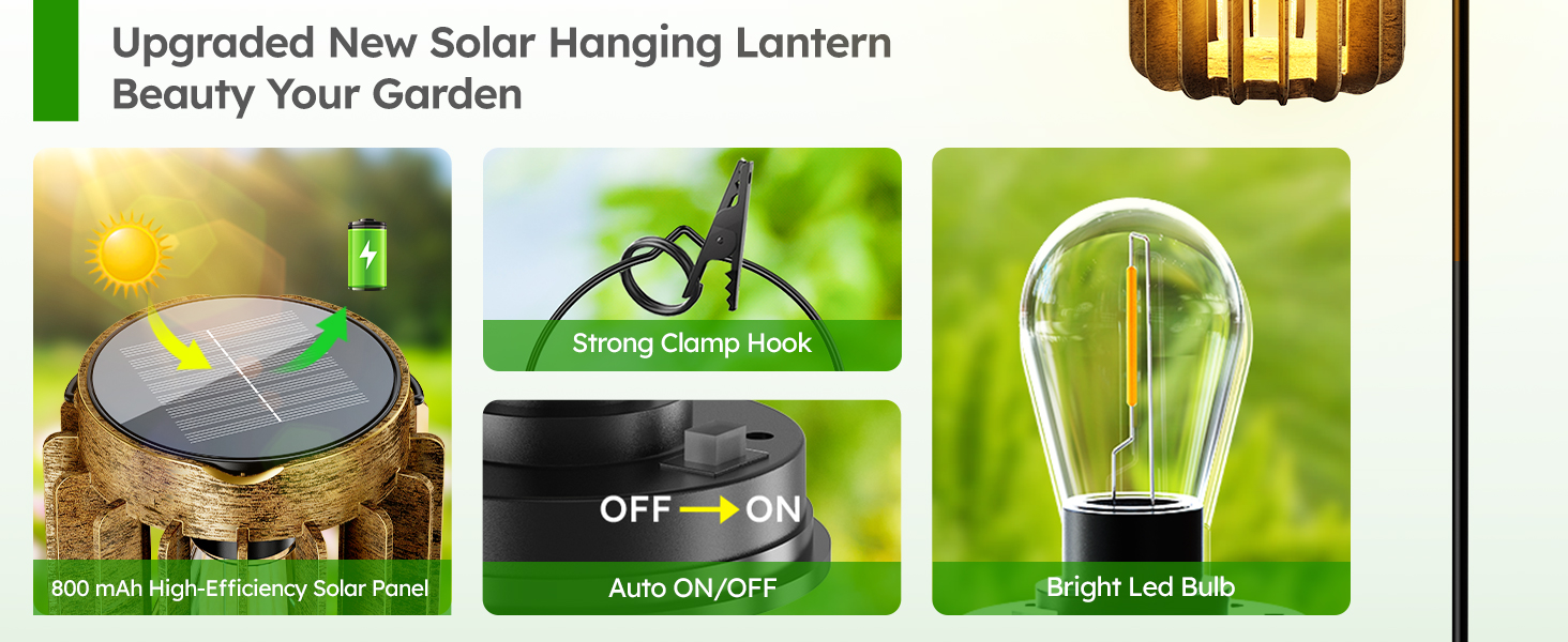 hanging solar lanterns