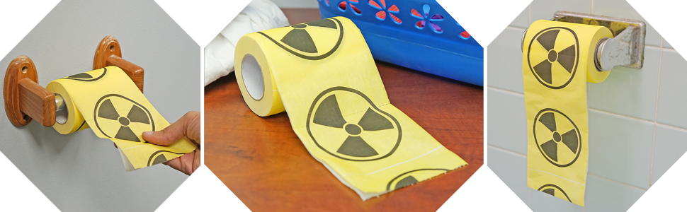 Fairly Odd Novelties Toxic Nuclear Novelty Toilet Paper
