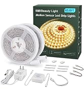 Motion Activated LED Strip Lights,MY BEAUTY LIGHT 65.6ft LED Light Strip with Day or Night 2 Ligh...