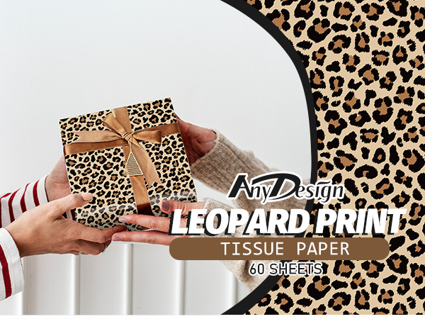 Leopard Print Tissue Paper
