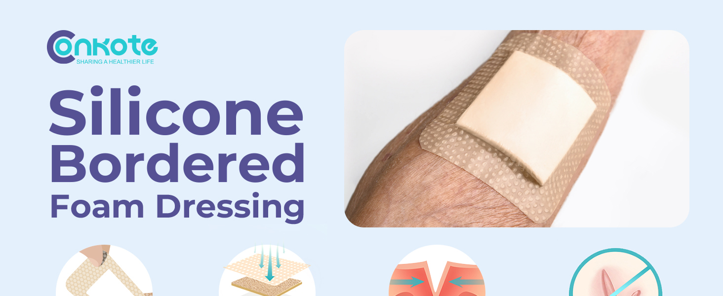 silicone foam dressing