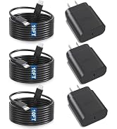 Samsung Super Fast Charger,3 Pack Type C 25W USB C Wall Charger Fast Charging with 10FT Long Type...