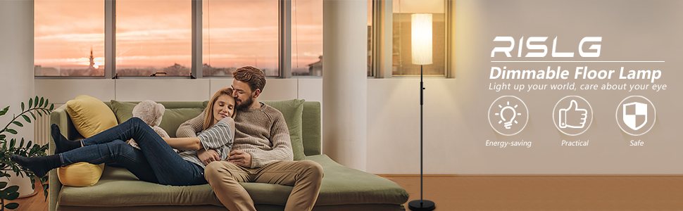 Dimmable floor lamp