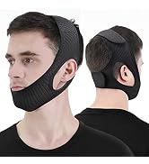 Chin Straps for Snoring, Anti Snoring Chin Strap Devices, Vosaro Jaw Strap for Sleeping with Men ...