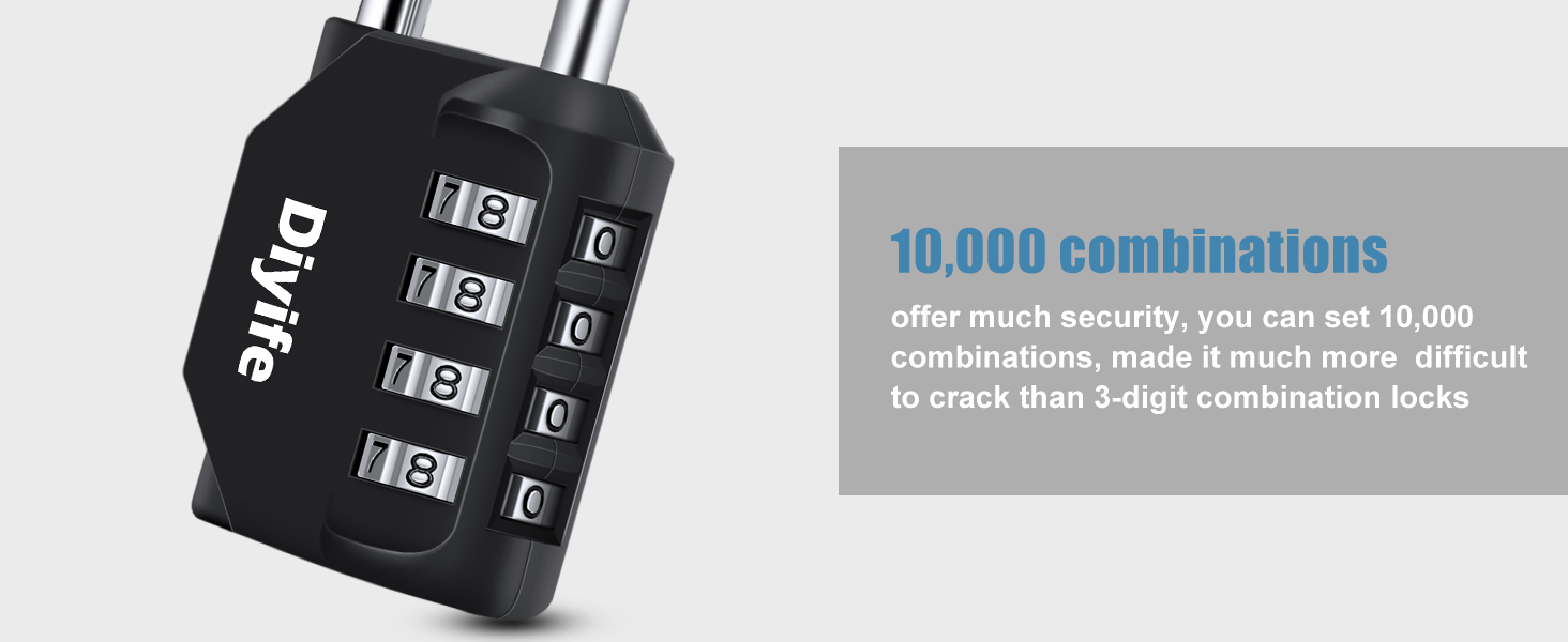 Combination Lock Waterproof