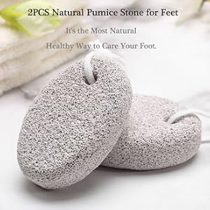 2PCS Natural Pumice Stone for Feet
