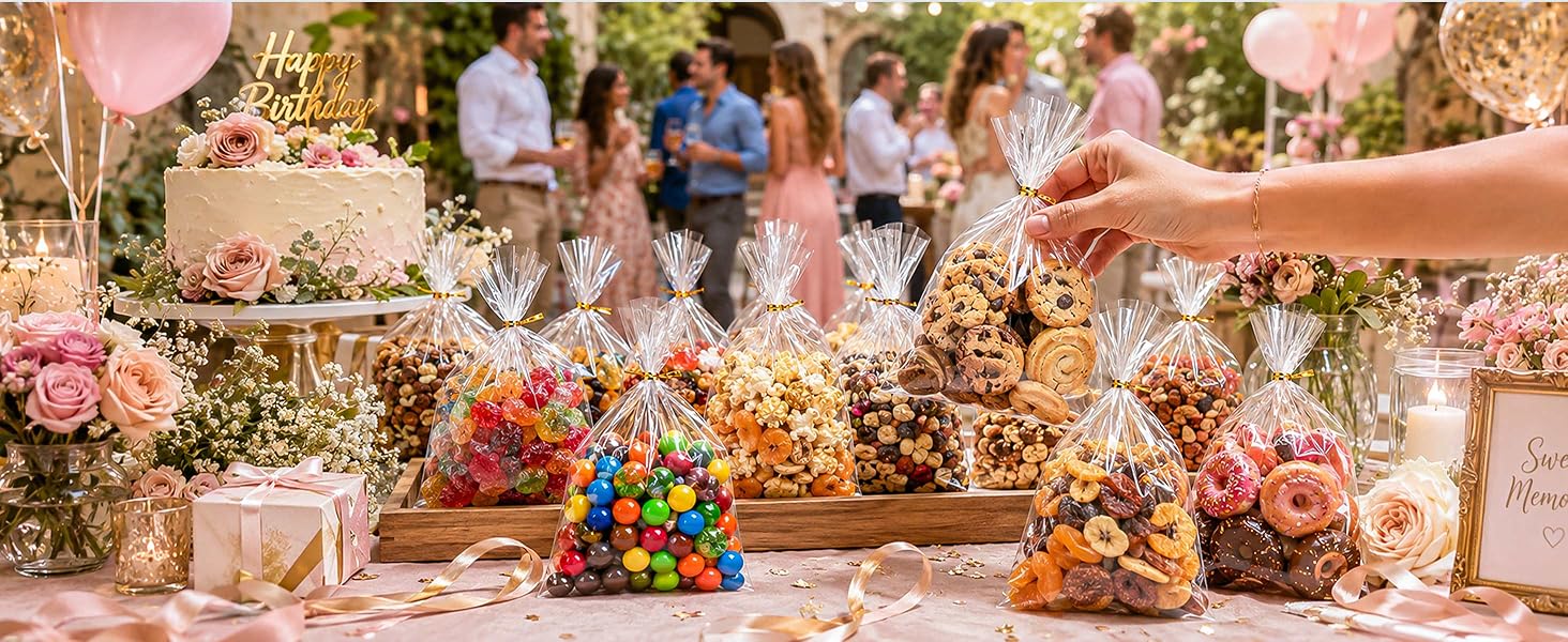 Clear Cellophane Treat Bags