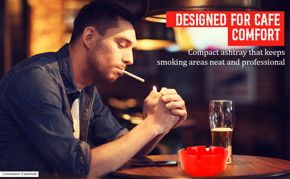Red Indoor Ashtray