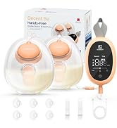 Wearable Hands Free Breast Pump D6, Portable Low Noise Breastfeeding Pump with 3 Modes & 9 Levels...