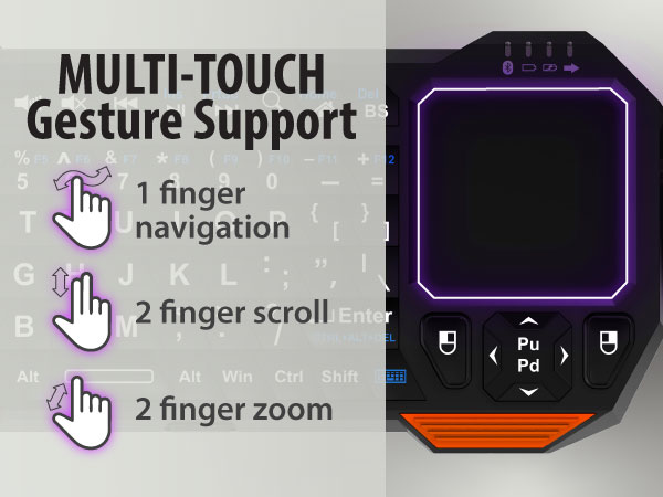 multi touch gesture support