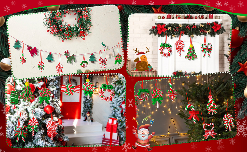 candy christmas ornaments