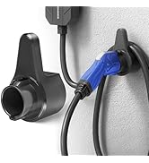 MECMO EV Charging Cable Holder Wall Mount for J1772, Electronic Vehicle Charger Cord Hanger, EVSE...