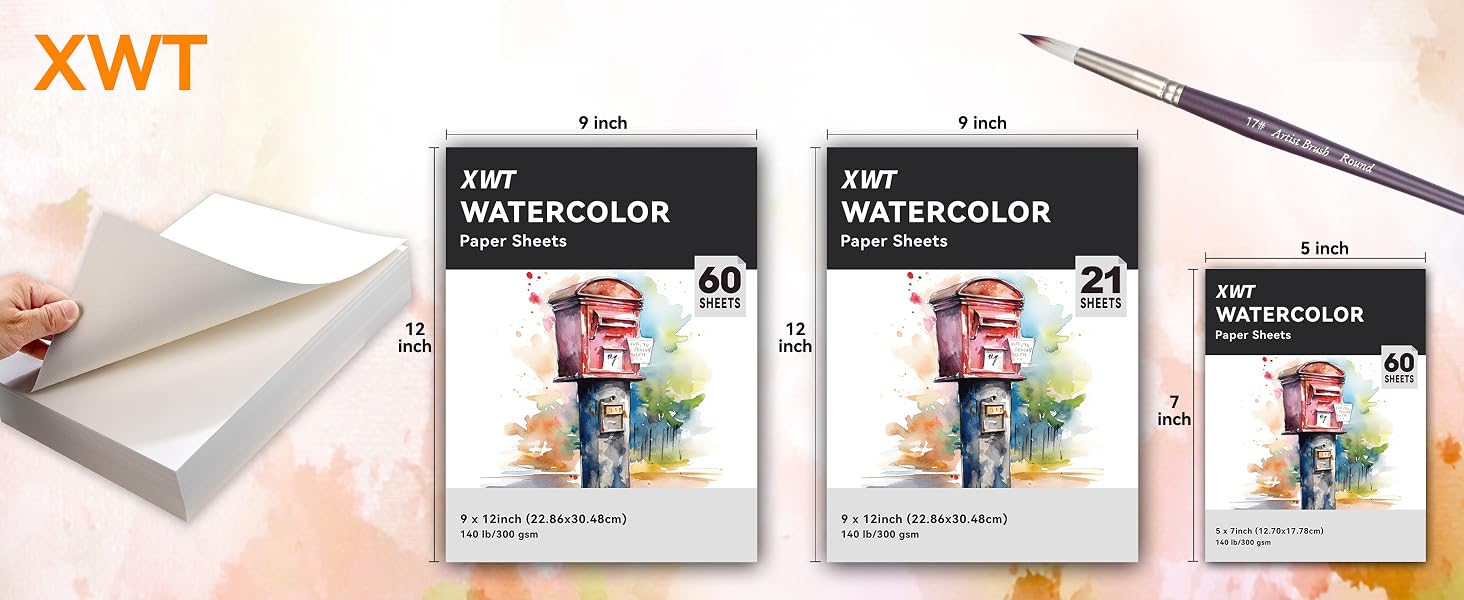 140lb/300gsm watercolor paper