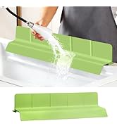 Volminex 23Inch Sink Splash Guard – Extended Length & Tall Silicone Kitchen Sink Splash Guard wit...