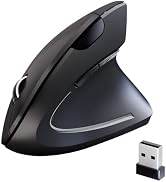 MICOGIMI Wireless Ergonomic Mouse,2.4G USB Wireless Vertical Mouse,Adjustable DPI(800/1200/1600),...