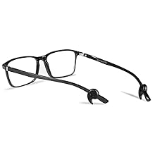 Comas Shaped Glasses Retainer on glasses