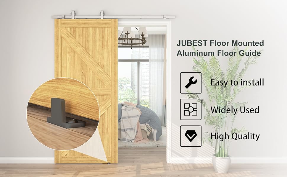 barn door floor guide