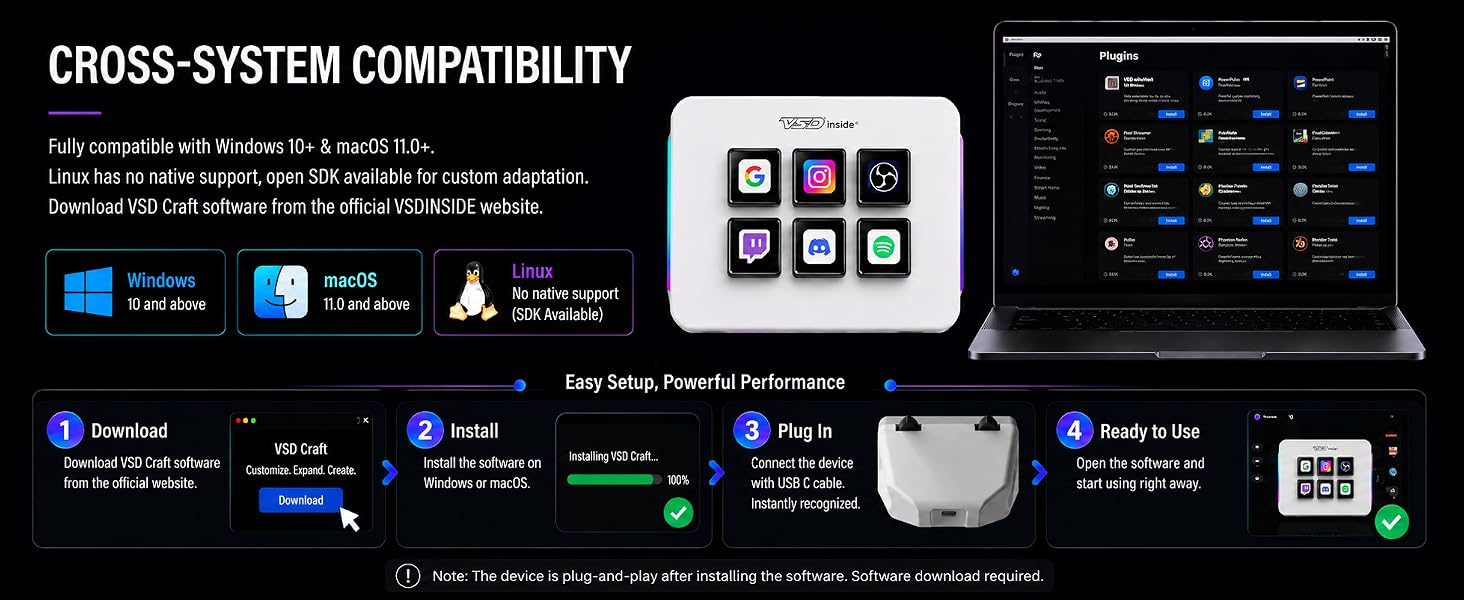 streaming deck stream macro pad keypad keyboard key custom programmable gaming shortcut customized