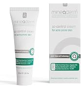 Mineaderm AC Control Cream for Oily & Acne-Prone Skin – Balancing Face Moisturizer with Tea Tree ...