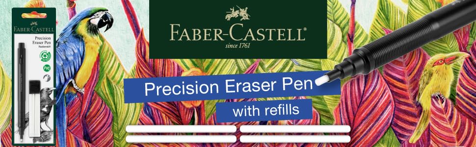 faber castell,eraser pen,retractable eraser,mechanical eraser,eraser pens,pen eraser,