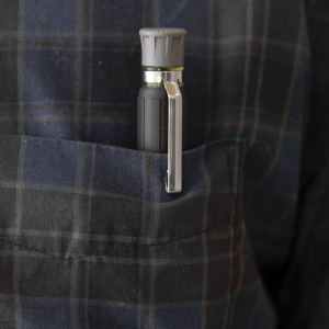 Pocket precision screwdriver with a pocket clip