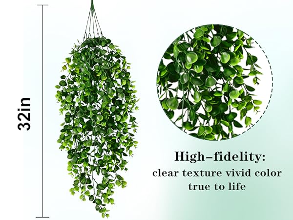 hanging plants artificial decor